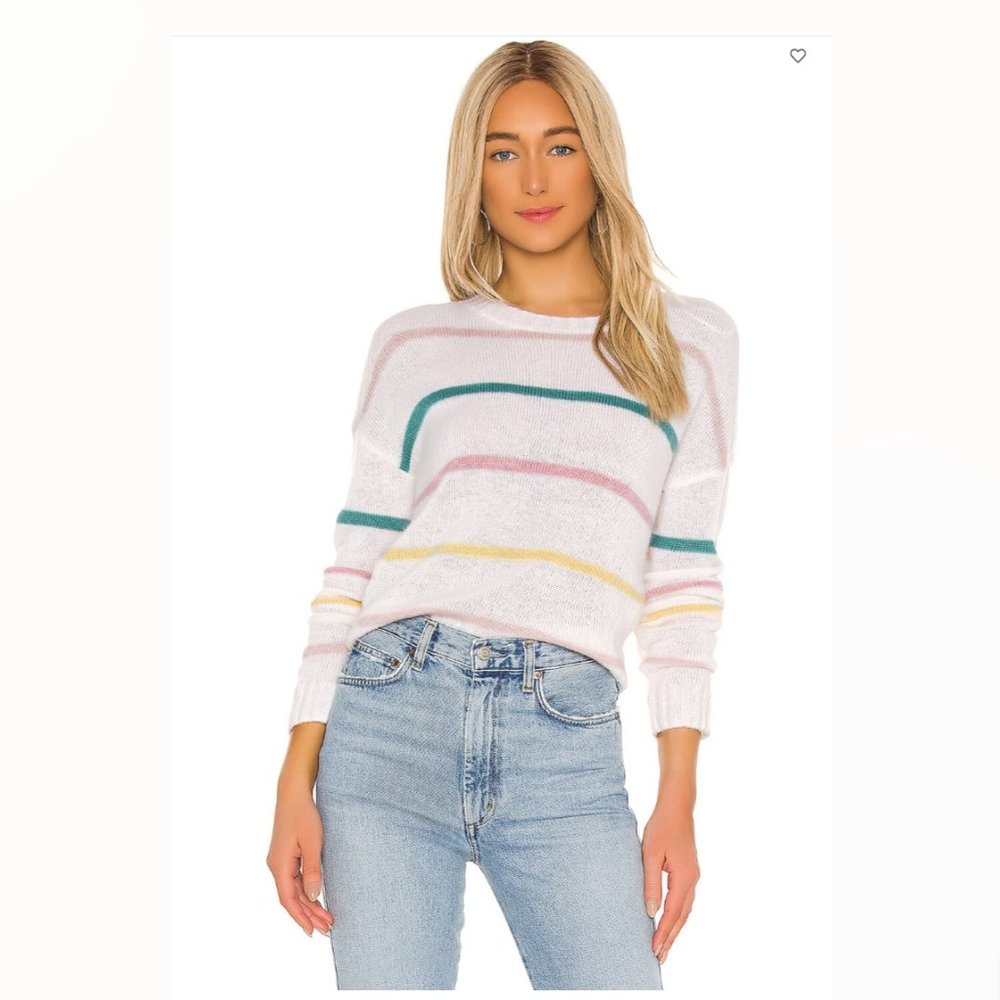RAILS Perci Sweater in Sorbet Stripe NWT